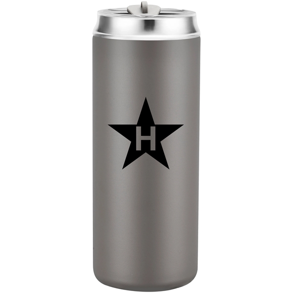 20 Oz. VisionSteel Frio Stainless Steel Bottle w/SS Straw... from ASI 80060 VisionUSA