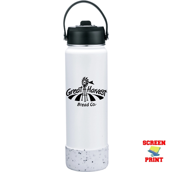 Double-wall, vacuum-insulated, stainless steel bottle... from ASI 80060 VisionUSA