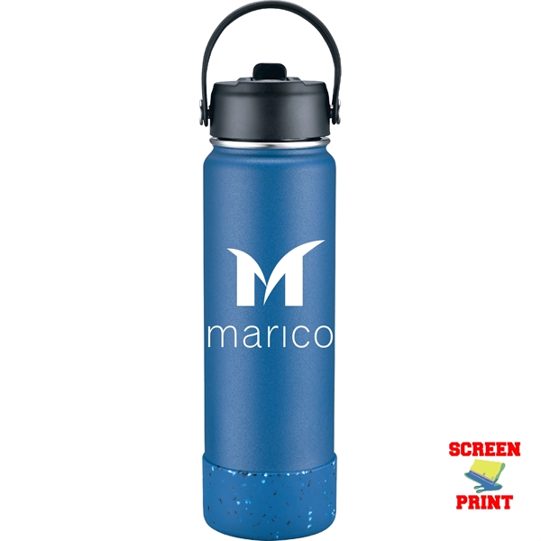 Double-wall, vacuum-insulated, stainless steel bottle... from ASI 80060 VisionUSA