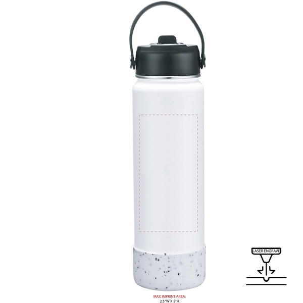 Double-wall, vacuum-insulated, stainless steel bottle... from ASI 80060 VisionUSA