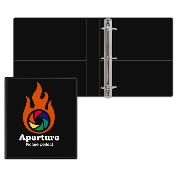 1 1/2" Angle D three ring binder made of vinyl with... from ASI 54040 Fey Promo / Fey Binders and Organization Solutions