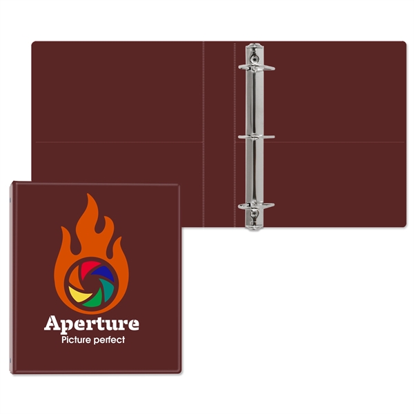 1 1/2" Angle D three ring binder made of vinyl with... from ASI 54040 Fey Promo / Fey Binders and Organization Solutions