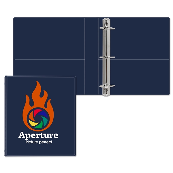 1 1/2" Angle D three ring binder made of vinyl with... from ASI 54040 Fey Promo / Fey Binders and Organization Solutions
