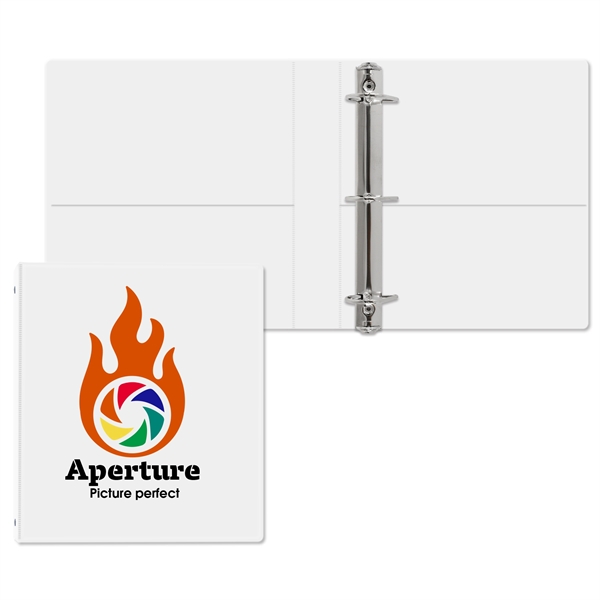 1 1/2" Angle D three ring binder made of vinyl with... from ASI 54040 Fey Promo / Fey Binders and Organization Solutions