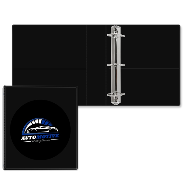 2" Angle D three ring binder made of vinyl with front... from ASI 54040 Fey Promo / Fey Binders and Organization Solutions