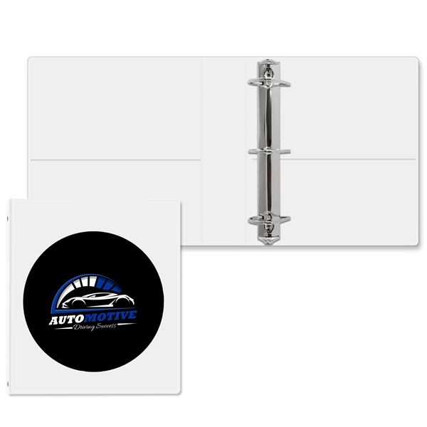 2" Angle D three ring binder made of vinyl with front... from ASI 54040 Fey Promo / Fey Binders and Organization Solutions