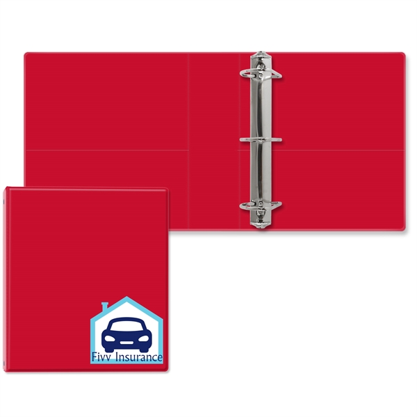 2 1/2" Angle D three ring binder made of vinyl with... from ASI 54040 Fey Promo / Fey Binders and Organization Solutions