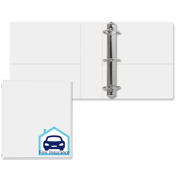 2 1/2" Angle D three ring binder made of vinyl with... from ASI 54040 Fey Promo / Fey Binders and Organization Solutions