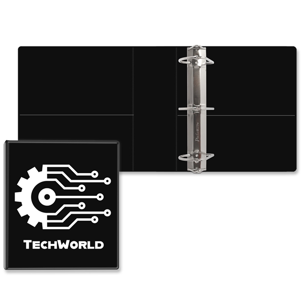 3" Angle D three ring binder made of vinyl with front... from ASI 54040 Fey Promo / Fey Binders and Organization Solutions