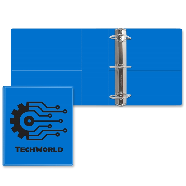3" Angle D three ring binder made of vinyl with front... from ASI 54040 Fey Promo / Fey Binders and Organization Solutions