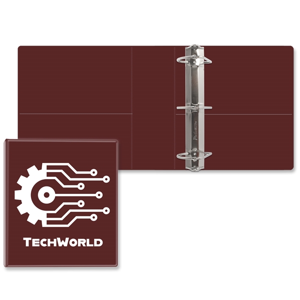 3" Angle D three ring binder made of vinyl with front... from ASI 54040 Fey Promo / Fey Binders and Organization Solutions