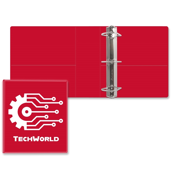 3" Angle D three ring binder made of vinyl with front... from ASI 54040 Fey Promo / Fey Binders and Organization Solutions