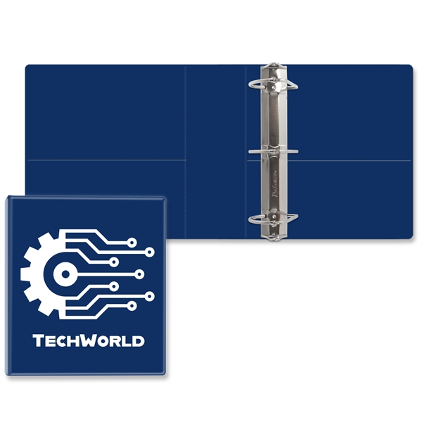 3" Angle D three ring binder made of vinyl with front... from ASI 54040 Fey Promo / Fey Binders and Organization Solutions