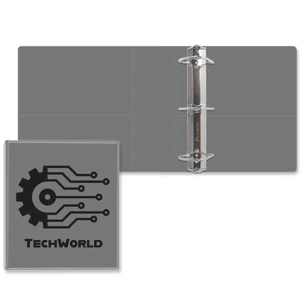 3" Angle D three ring binder made of vinyl with front... from ASI 54040 Fey Promo / Fey Binders and Organization Solutions