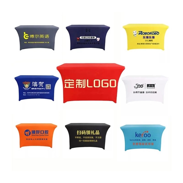 6ft table cloth - three sided plus dye sublimation on outer... from ASI 37218 Athena Promo (tm)