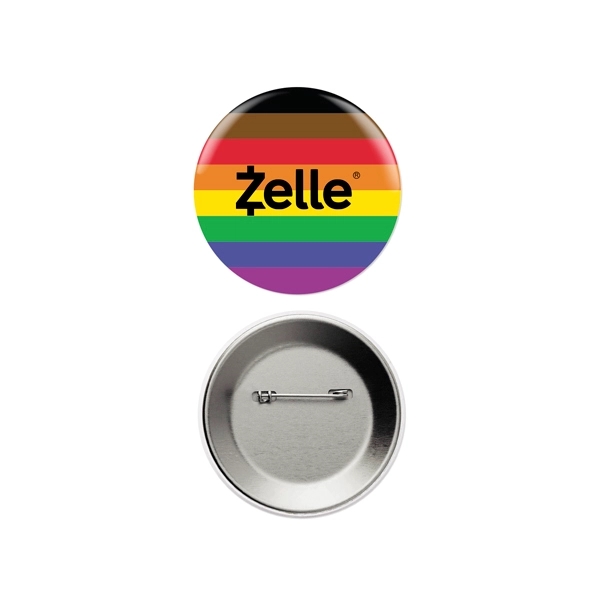 3" round celluloid button with safety pin attachment.... from ASI 98360 WOWLine / WOWLine®