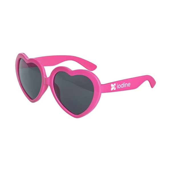 Heart shaped plastic sunglasses with UV400 protection.... from ASI 98360 WOWLine / WOWLine®