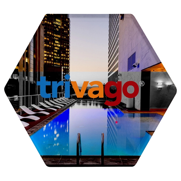 Full Color Acrylic Hexagon Award... from ASI 30208 A P Specialties / AP Specialties