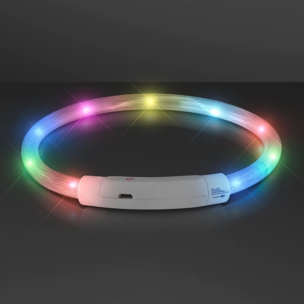 Bright Light Up Dog Collar, Rechargeable 20"; Blank and Imprinted Pricing... from ASI 34194 ALightPromos