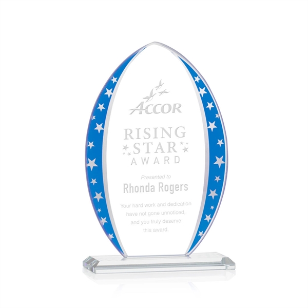 This Starfire Crystal Arrowhead Shaped Award features mirrored star accents and... from ASI 84592 St Regis Group / St Regis