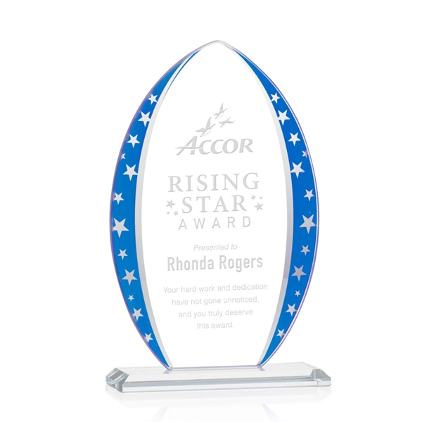 This Starfire Crystal Arrowhead Shaped Award features mirrored star accents and... from ASI 84592 St Regis Group / St Regis