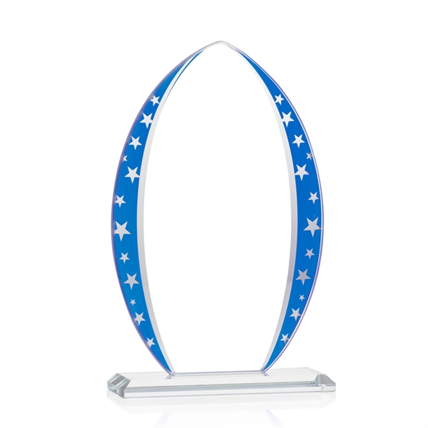 This Starfire Crystal Arrowhead Shaped Award features mirrored star accents and... from ASI 84592 St Regis Group / St Regis