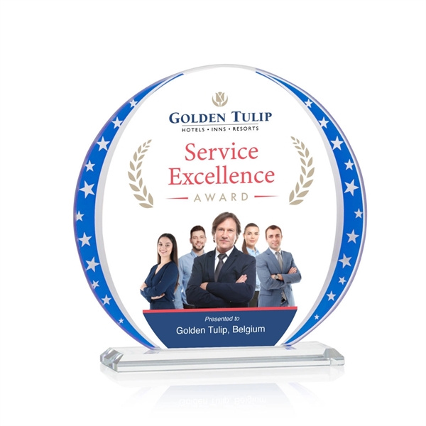 Mystique Circle VividPrint™ Award... from ASI 84592 St Regis Group / St Regis