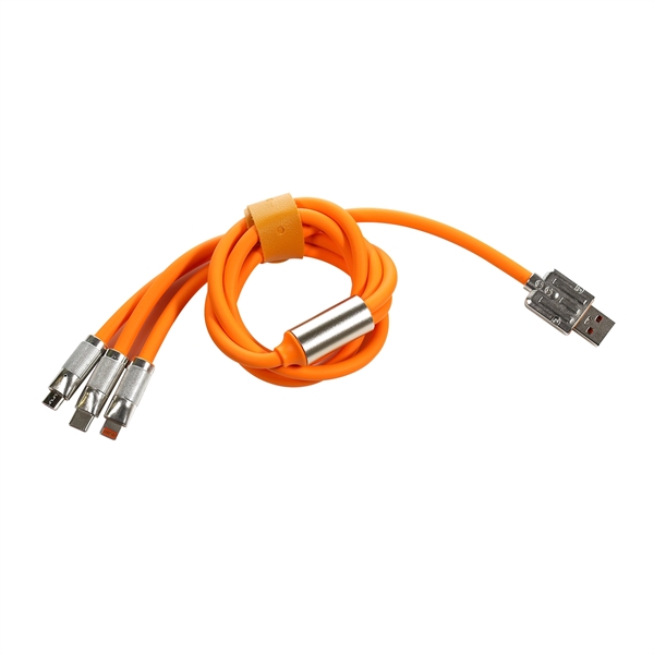 A stylish and unique looking 3-in-1 Charging Cable available in multiple... from ASI 91435 Tomax USA / Tomax
