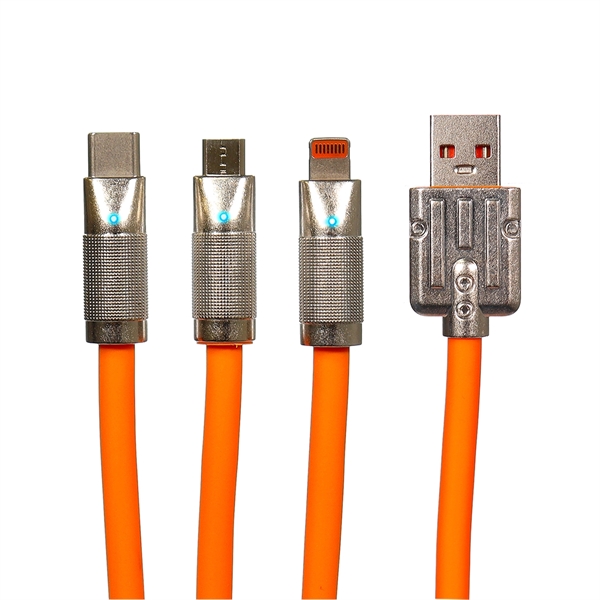 A stylish and unique looking 3-in-1 Charging Cable available in multiple... from ASI 91435 Tomax USA / Tomax