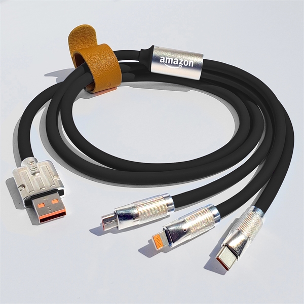 A stylish and unique looking 3-in-1 Charging Cable available in multiple... from ASI 91435 Tomax USA / Tomax