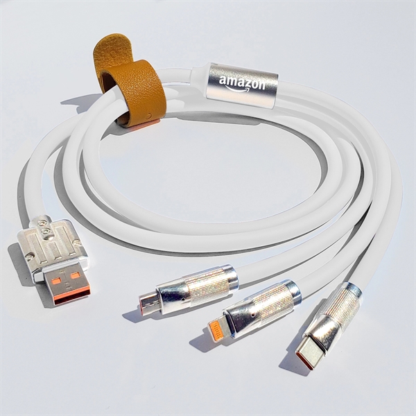 A stylish and unique looking 3-in-1 Charging Cable available in multiple... from ASI 91435 Tomax USA / Tomax