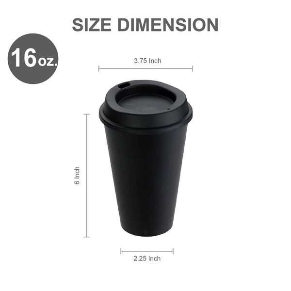 16 oz. Reusable Coffee Cup with Lid.... from ASI 39820 Opusline (Benmex) / Opus Line