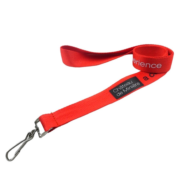 ECO-friendly PET Lanyard with 1 color silkscreen imprint on one side... from ASI 37218 Athena Promo (tm)
