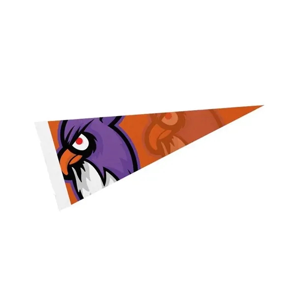 5" x 12" Full color felt pennant flag banner with strip... from ASI 37218 Athena Promo (tm)