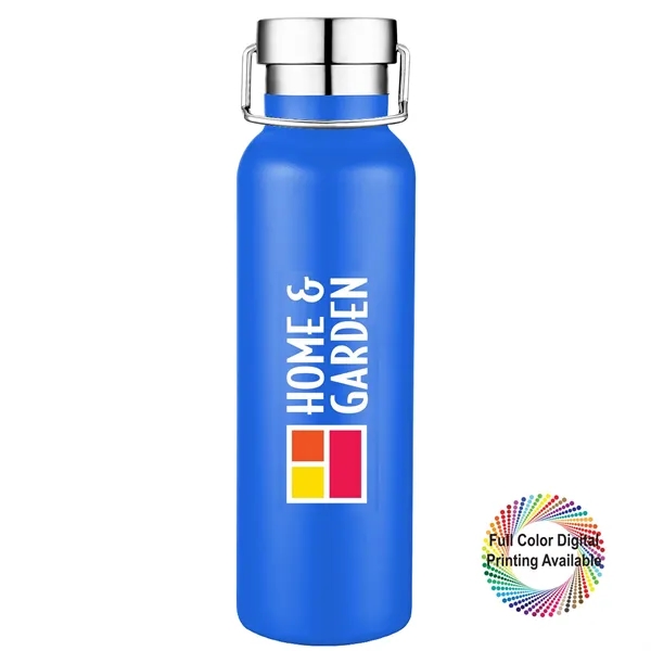 20 oz. stainless steel vacuum-insulated bottle with attached handle and screw-on... from ASI 80060 VisionUSA