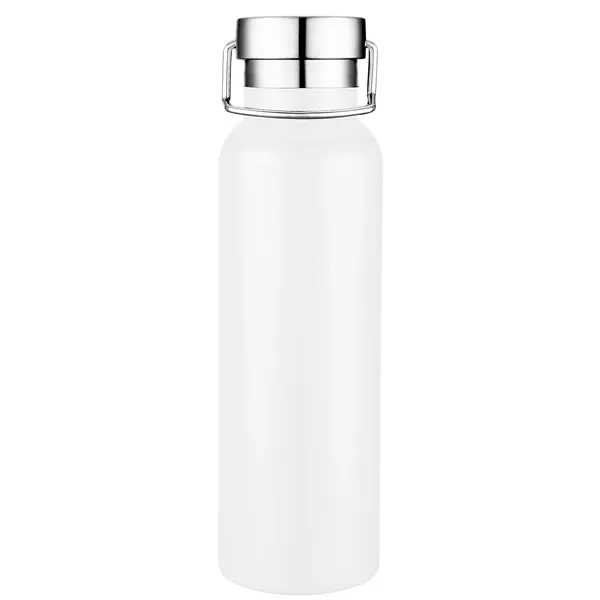 20 oz. stainless steel vacuum-insulated bottle with attached handle and screw-on... from ASI 80060 VisionUSA