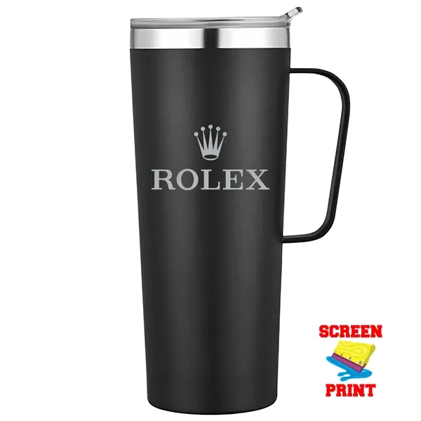 Double-wall, vacuum-insulated, stainless steel mug... from ASI 80060 VisionUSA