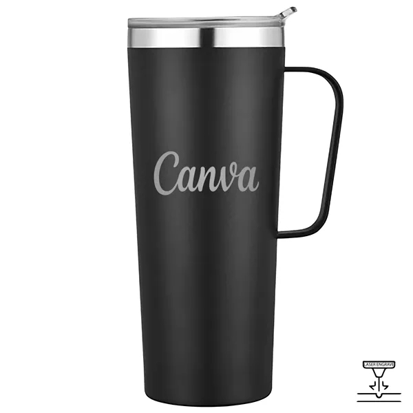 Double-wall, vacuum-insulated, stainless steel mug... from ASI 80060 VisionUSA