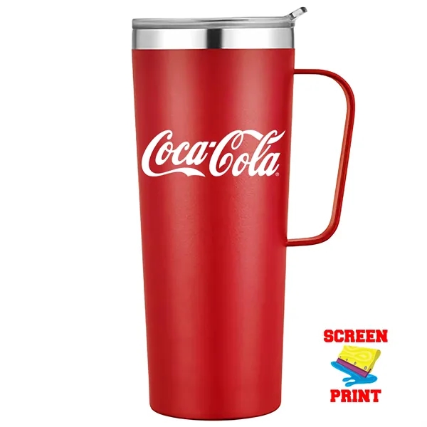 Double-wall, vacuum-insulated, stainless steel mug... from ASI 80060 VisionUSA