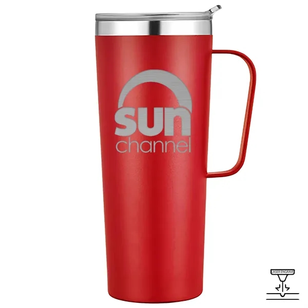 Double-wall, vacuum-insulated, stainless steel mug... from ASI 80060 VisionUSA