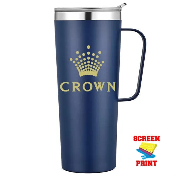 Double-wall, vacuum-insulated, stainless steel mug... from ASI 80060 VisionUSA