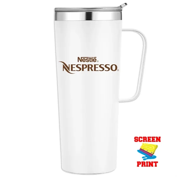 Double-wall, vacuum-insulated, stainless steel mug... from ASI 80060 VisionUSA