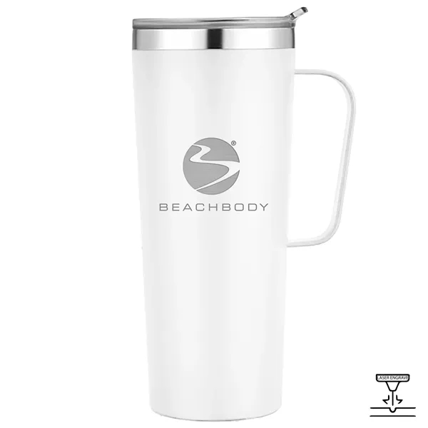 Double-wall, vacuum-insulated, stainless steel mug... from ASI 80060 VisionUSA