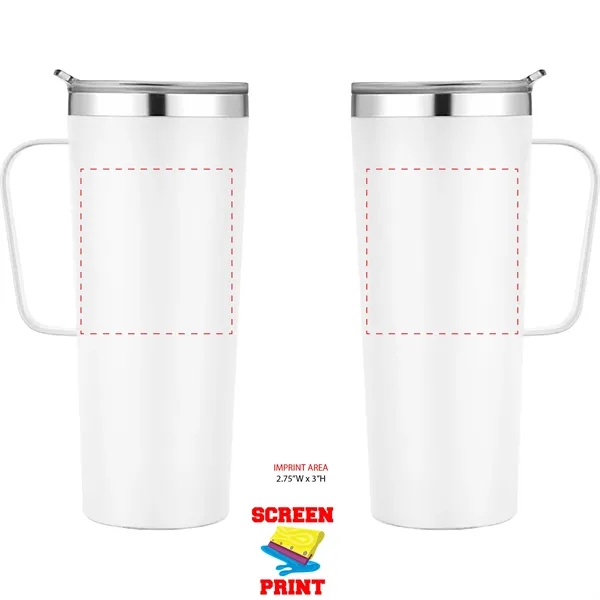 Double-wall, vacuum-insulated, stainless steel mug... from ASI 80060 VisionUSA