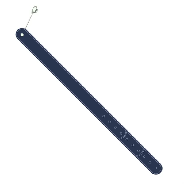 Water-resistant, vinyl wristband with permanent locking snap and textured vinyl backing.... from ASI 54040 Fey Promo