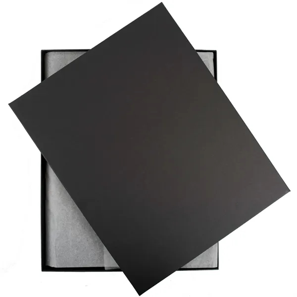 Padded leather folder measuring 12.37"H x 9.62"W x .5"D with a... from ASI 54040 Fey Promo