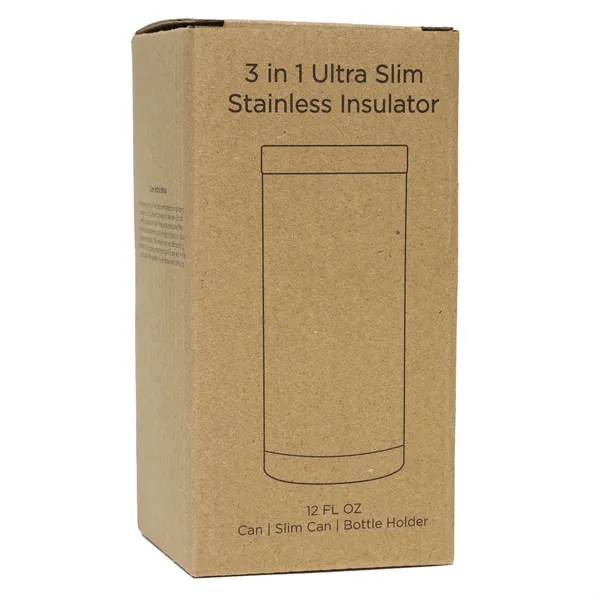 A versatile 3 in 1 copper-lined insulator, fits 12oz cans, slim... from ASI 61966 HPG / Best Promotions USA