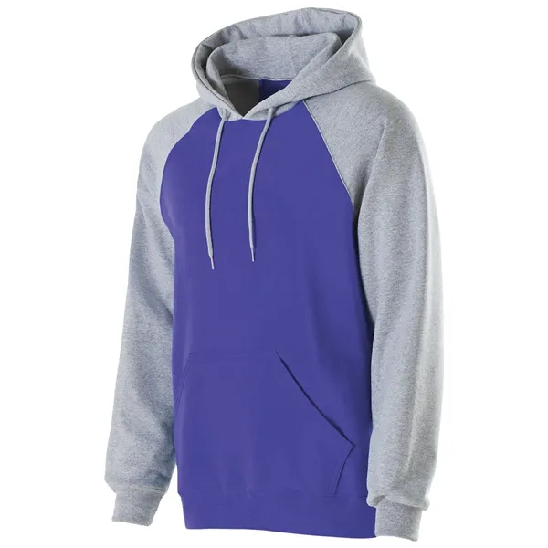 Youth hoodie made from 50% cotton/50% polyester fleece.... from ASI 37461 Augusta Sportswear / Holloway Sportswear