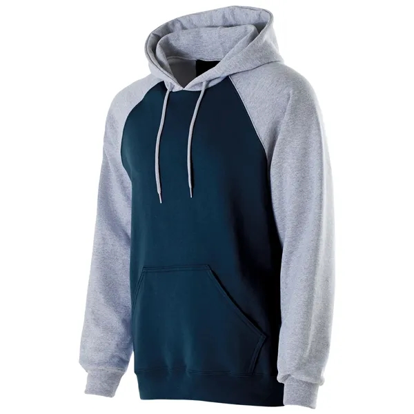 Youth hoodie made from 50% cotton/50% polyester fleece.... from ASI 37461 Augusta Sportswear / Holloway Sportswear