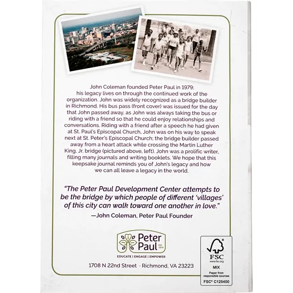 5" X 7" Perfect Paper Cover Notebook... from ASI 30208 A P Specialties